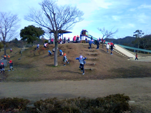 晴れたので公園へ